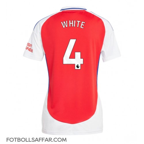 Arsenal Ben White #4 Hemmatröja Dam 2024-25 Kortärmad